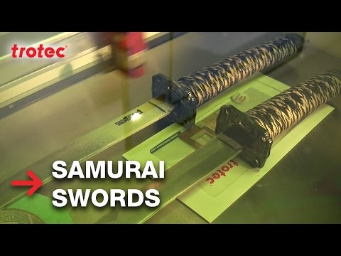 Laser Marking Samurai Swords | Trotec Laser Canada