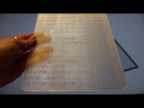 Lasercut Braille Tutorial