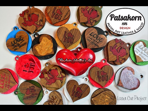 Lasercut Project 10 How to Make Valentine Keychains