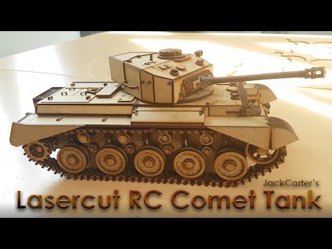 Lasercut RC Comet