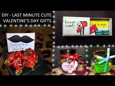 Last Minute Valentine Gift Ideas for Him &amp;amp; Her ❤ (Easy DIY Valentine Gifts 2017)