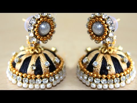 Latest jhumka Traditional style designs || Latest Silk Thread Jhumkas Designs 2017 #FancyEarrings