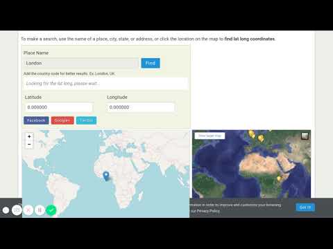 Latitude and Longitude Finder on Map Get Coordinates