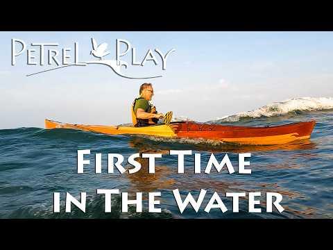 Launching Our Wood Kayak - Petrel Play SG - E32