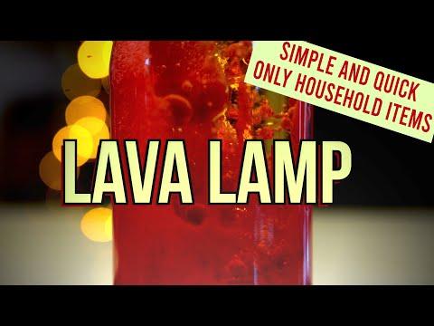 Lava Lamp Simple Science Experiment to do at Home