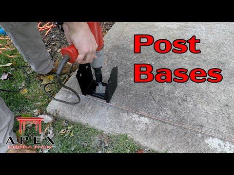 Laying Out and Installing Pergola Post Bases | Posts &amp; Post Bases Part 1