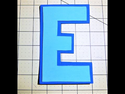 Learn How to Make Decorative Letters D using Foam Sheets