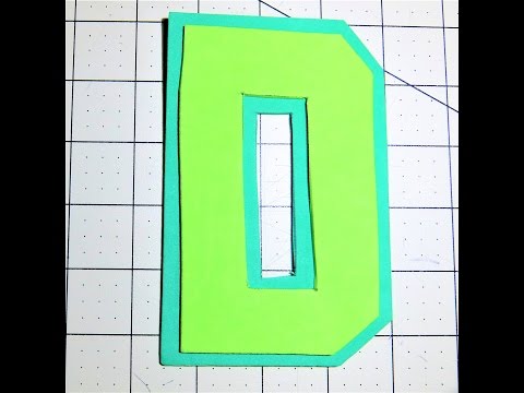 Learn How to Make Decorative Letters D using Foam Sheets