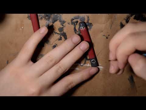 Legend of Zelda: Sooga Clay Figurine Timelapse - Painting the Scabbard Details