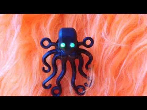 Lego Octopus In Action With LED Lights