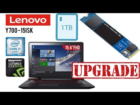 Lenovo Y700 SSD M.2 NVMe upgrade UNLOCKED SPEEDS!