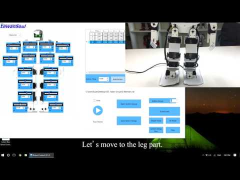 Lesson 4  Action Programming(H3S humanoid robot)