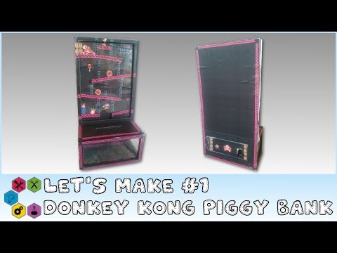 Let's Make! #1 Donkey Kong Coin Run Piggy Bank