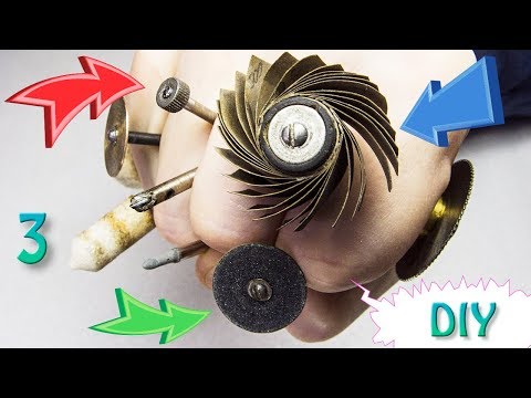 Let's Make 3 Useful Bits For a Drill / Dremel Rotary Tool