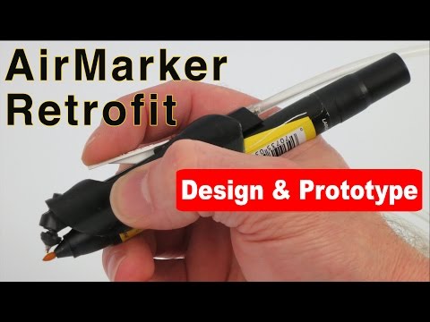 Letrajet Air Marker Retrofit: Industrial Design Process and Functional Molded Urethane resin parts