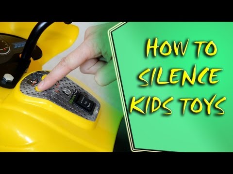 Life Hack - How to Silence Kids Toys