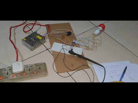 Light dependant resistor (LDR) controlling relay. The circuit uses mosfet IRF840.