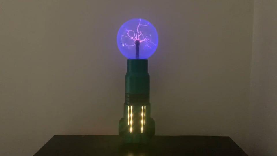 Light-up Metriod Arm Cannon with Plasma Ball Charge Shot