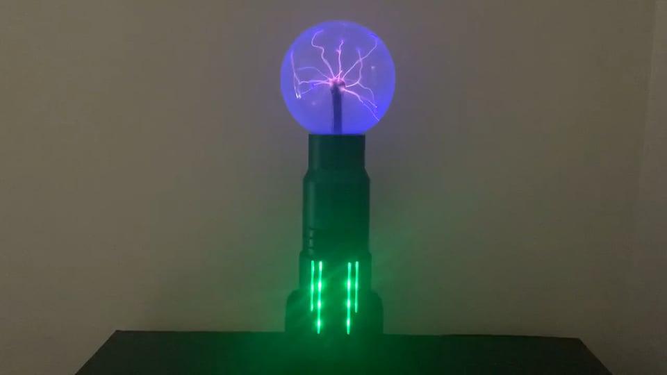 Light-up Metriod Arm Cannon with Plasma Ball Charge Shot (Beam-swap mode)