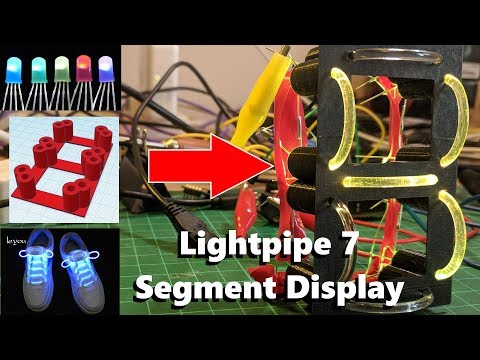 Lightpipe 7-Segment Display