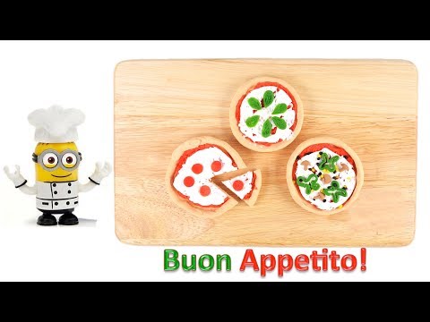 Little Chef's Miniature Play-Doh Pizzas | DIY Fun Learning for Kids