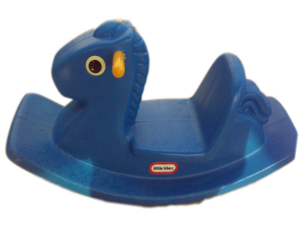 Little Tikes blue plastic Rocking Horse - toys.jpg