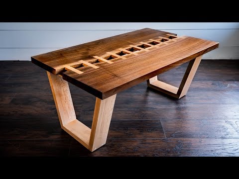 Live Edge River &amp;quot;Zipper&amp;quot; Table | Woodworking How-To