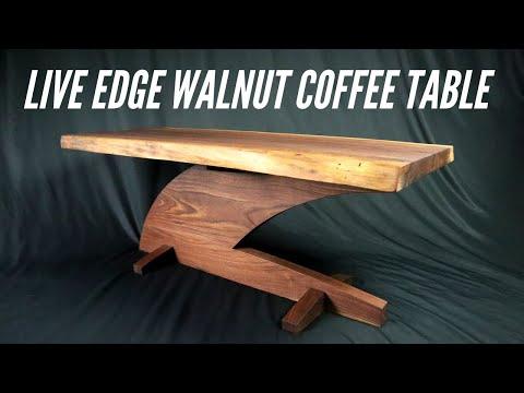 Live Edge Walnut Coffee Table / Custom Built Furniture