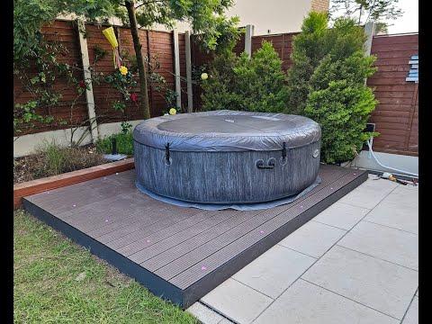 Load-bearing decking (with hot tub)