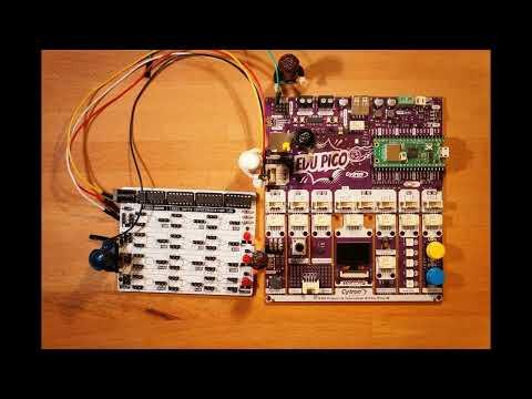 Logic Gate Analyser on Cytron EDU PICO and MH-EDU-Electronics LogicBoard #CircuitPython