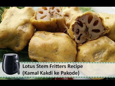 Lotus Stem Fritters | Kamal Kakdi Recipe | Bhee ke Pakode Recipe by Healthy Kadai