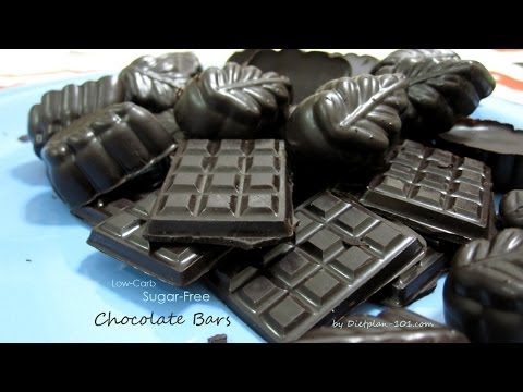 Low Carb Sugar-free Chocolate Bars (Atkins Diet Phase 1) | Dietplan-101.com