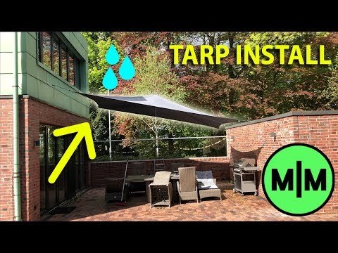 Low Incline Patio Tarp (Waterproof and Sunproof)