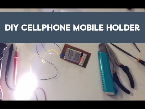 Low cost DIY Cellphone Battery Holder