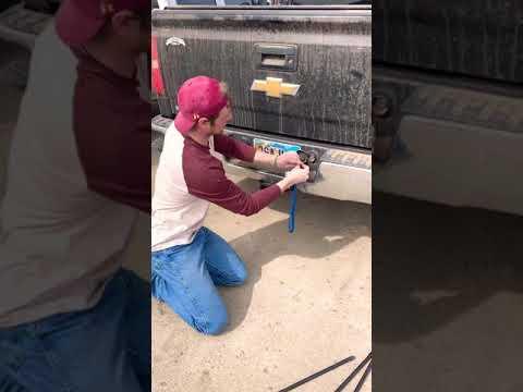 Lowering Spare Tire on Chevy Pickup