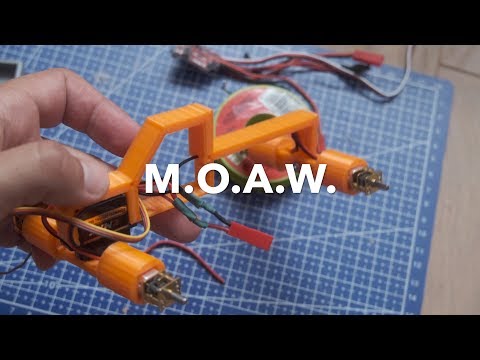 M.O.A.W. 3d printed RC crawler