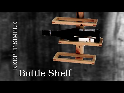 MACHS EINFACH: Flaschenregal | DIY bottle shelf