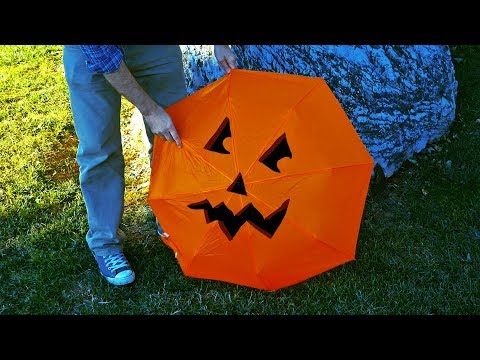 MAKE: Giant Pumpkin Halloween Decoration