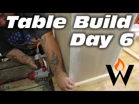 MAKE A TABLE - Adding trim to the table base | Day 6