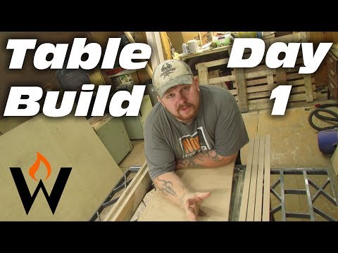 MAKE A TABLE - Intro to the plan and first cuts | Day 1