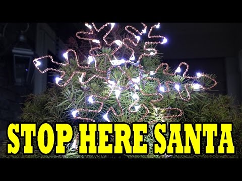 MAKE THIS AWESOME CHRISTMAS LED SNOWFLAKE TREE TOPPER