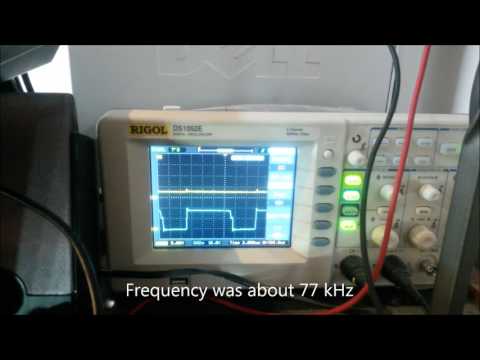 MCU Based LED Driver Oscilloscope Readings