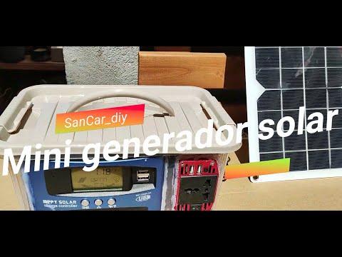 MINI GENERADOR SOLAR CASERO (DIY SOLAR GENERATOR)