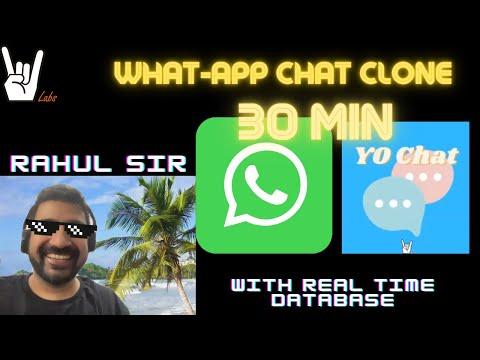 MIT App Inventor - Whats app Chat Clone- Part-2