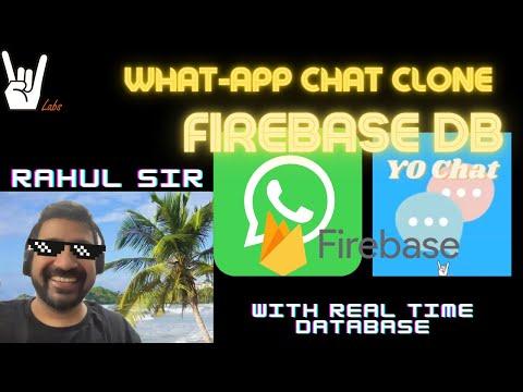 MIT App Inventor - Whats app chat Clone- Firsebae DB- part-4