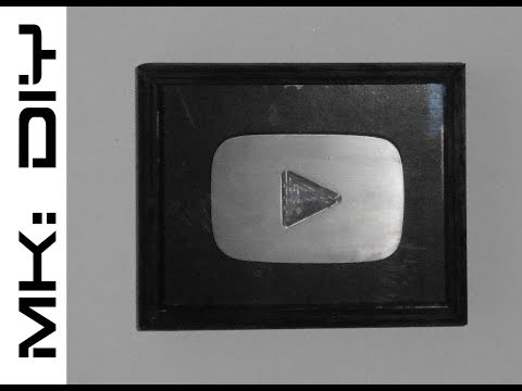 MK: DIY Aluminum play button #100SUBS