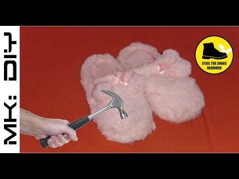 MK: DIY Kevlar toe slippers