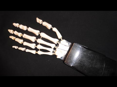 MK: DIY Moving skeleton hand