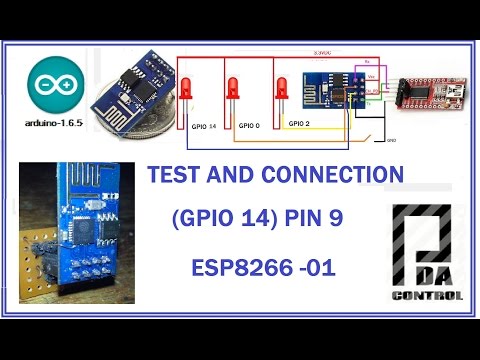 MORE GPIO'S  ESP8266-01 : PDA_Control