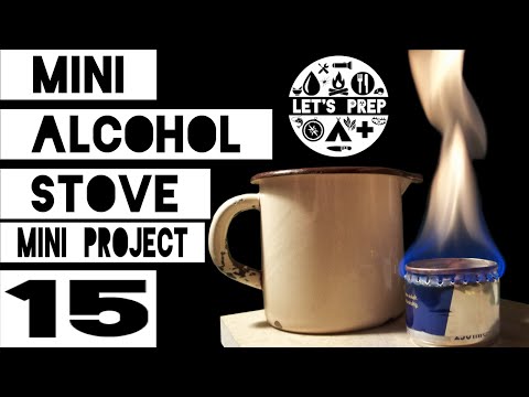 MP#15: Mini Alcohol Stove (Red Bull Stove)